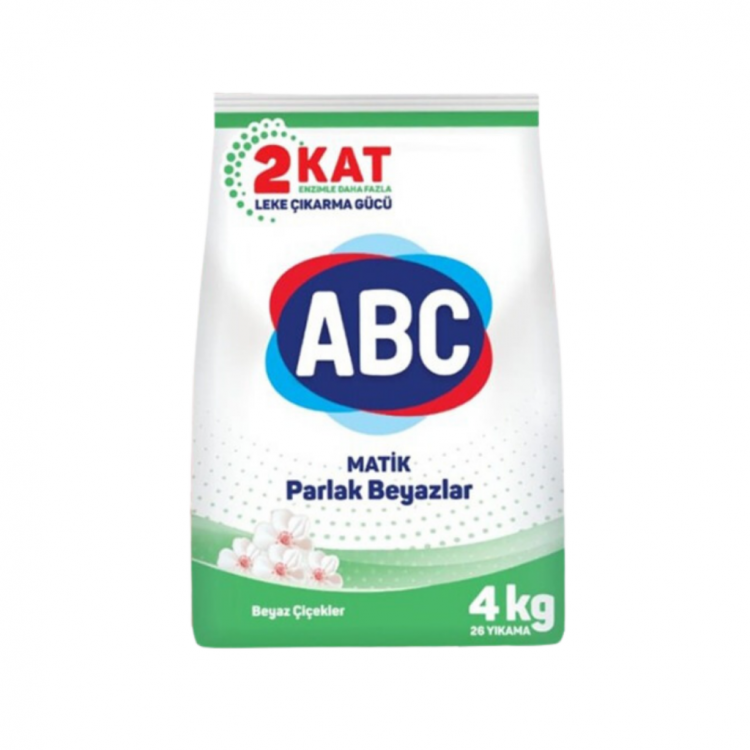 ABC MATİK BEYAZLAR 4 KG ABC MATİK BEYAZLAR 4 KG