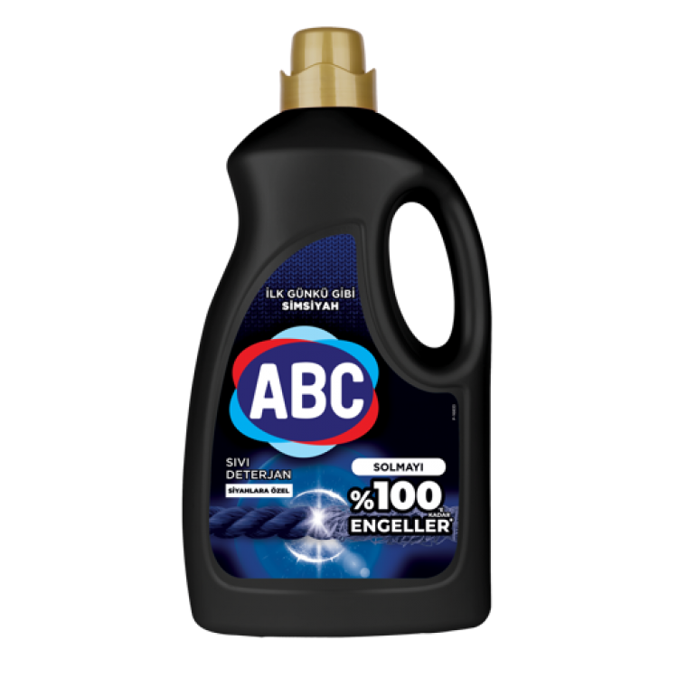 ABC SIVI DETERJAN 2700 ML SİYAHLAR X 6 AD