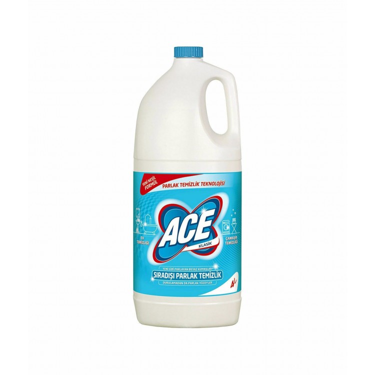 ACE ÇAMAŞIR SUYU 4 LT KLASİK X 4 AD