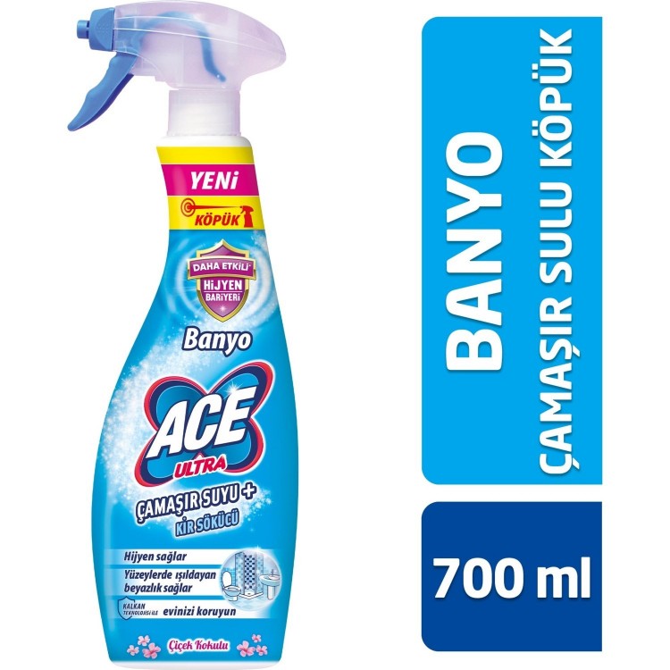 ACE ULTRA KÖPÜK 700 ML BANYO X 10 AD