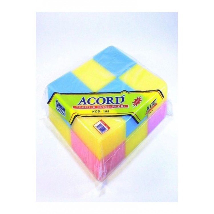ACORD DÜZ SÜNGER RENKLİ X 12 AD ACORD DÜZ SÜNGER RENKLİ X 12 AD