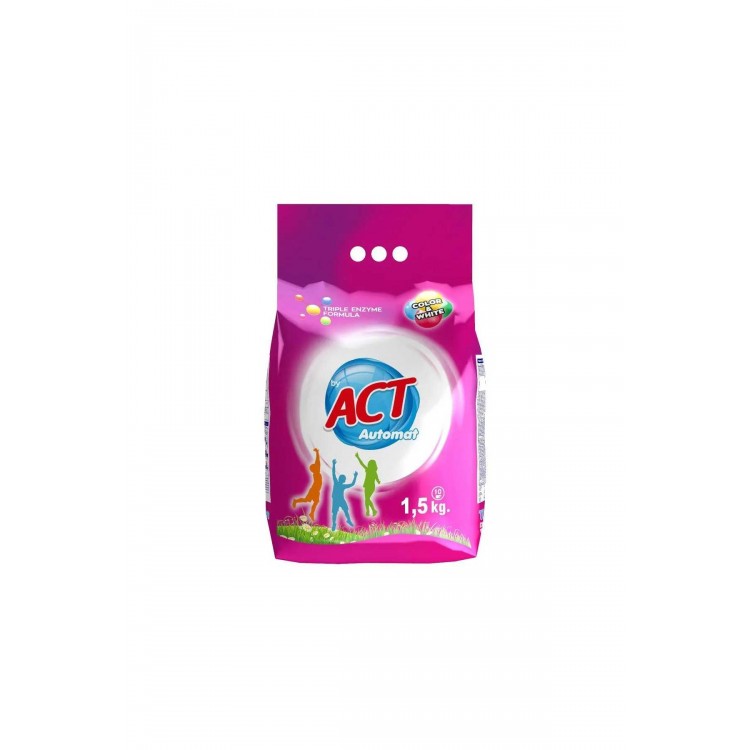 ACT MATİK BEYAZ VE RENKLİLER 1,5 KG X 10 AD