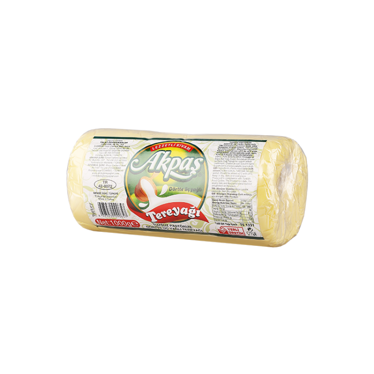 AKPAŞ 1000 GR RULO TUZSUZ TEREYAĞ X 12 AD