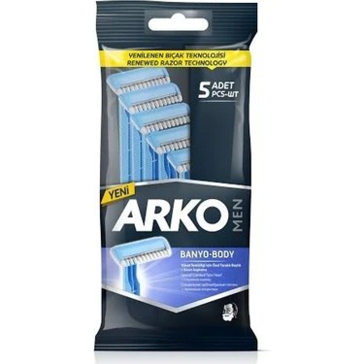 ARKO TRAŞ BIÇAĞI BANYO 5'Lİ X 12 AD