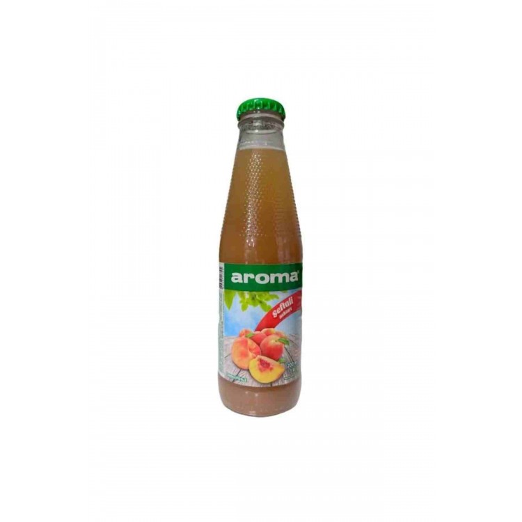 AROMA 200 ML CAM ŞİŞE ŞEFTALİ X 24 AD