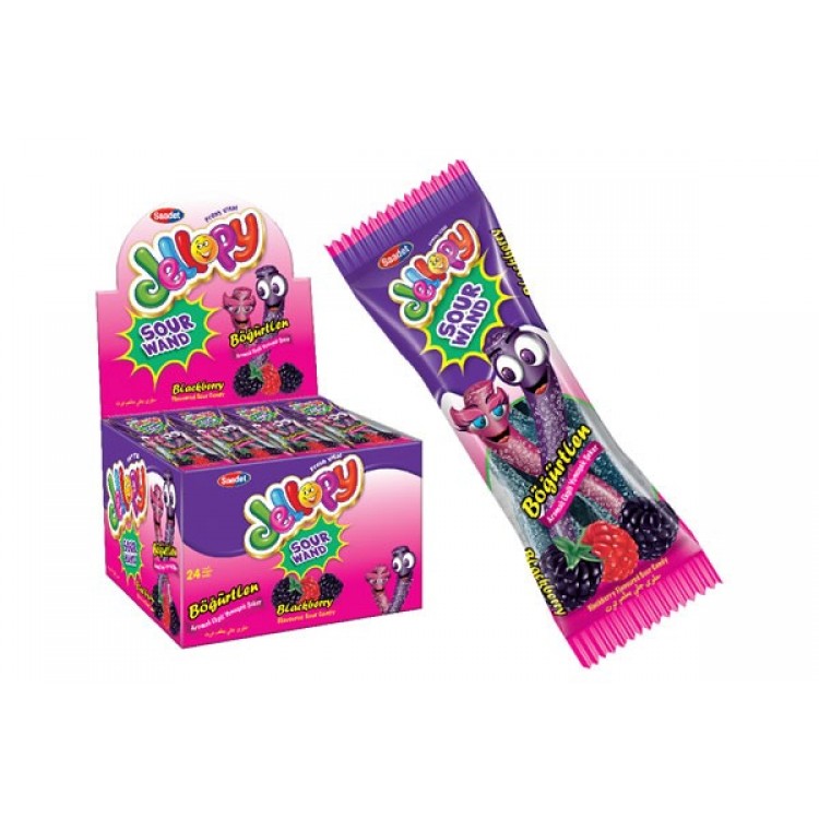AVESTA SOUR CANDY JELİBON BÖĞÜRTLEN 30 GR X 24 AD