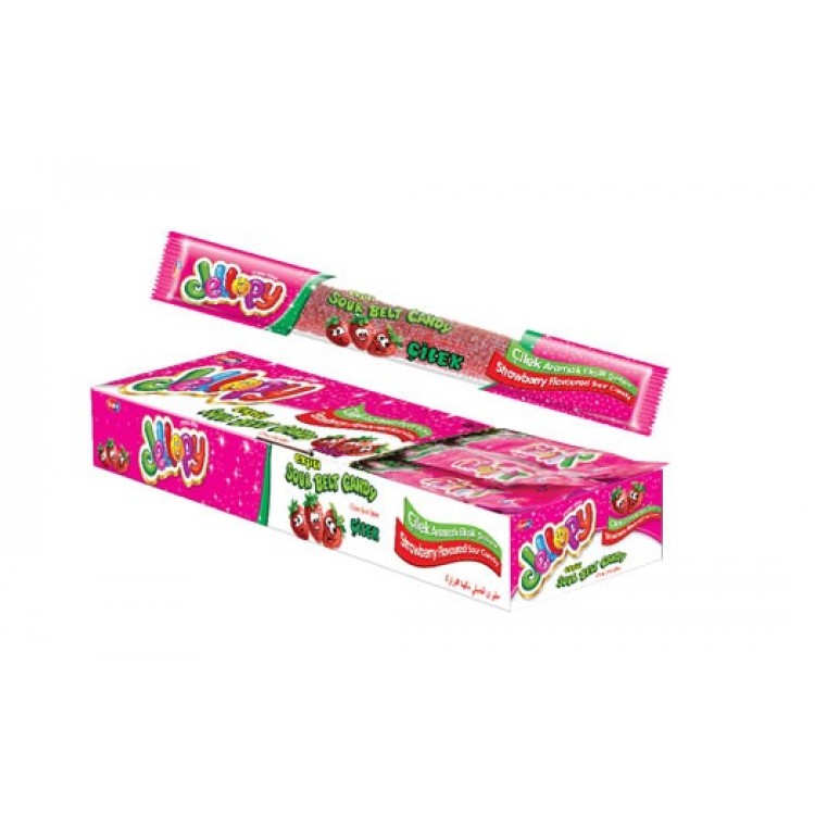 AVESTA SOUR CANDY JELİBON ÇİLEKLİ 30 GR X 24 AD