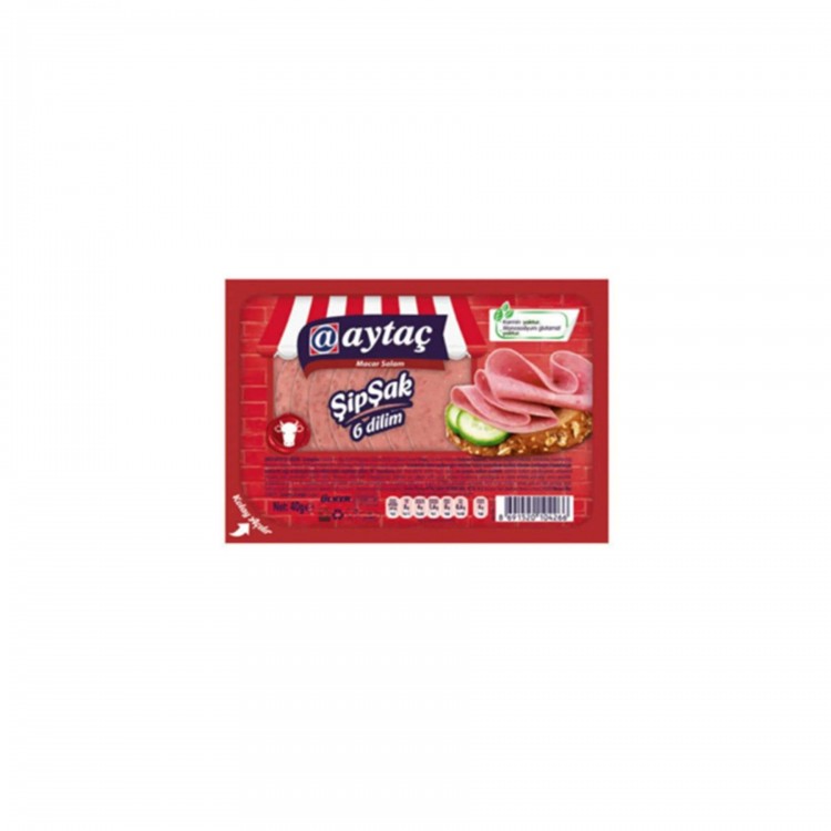 AYTAÇ ŞİPŞAK MACAR SALAM 40 GR X 12 AD