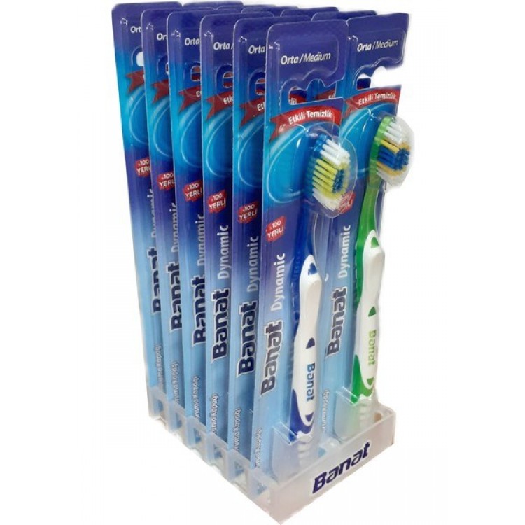BANAT DİŞ FIRÇASI DYNAFORM X 12 AD