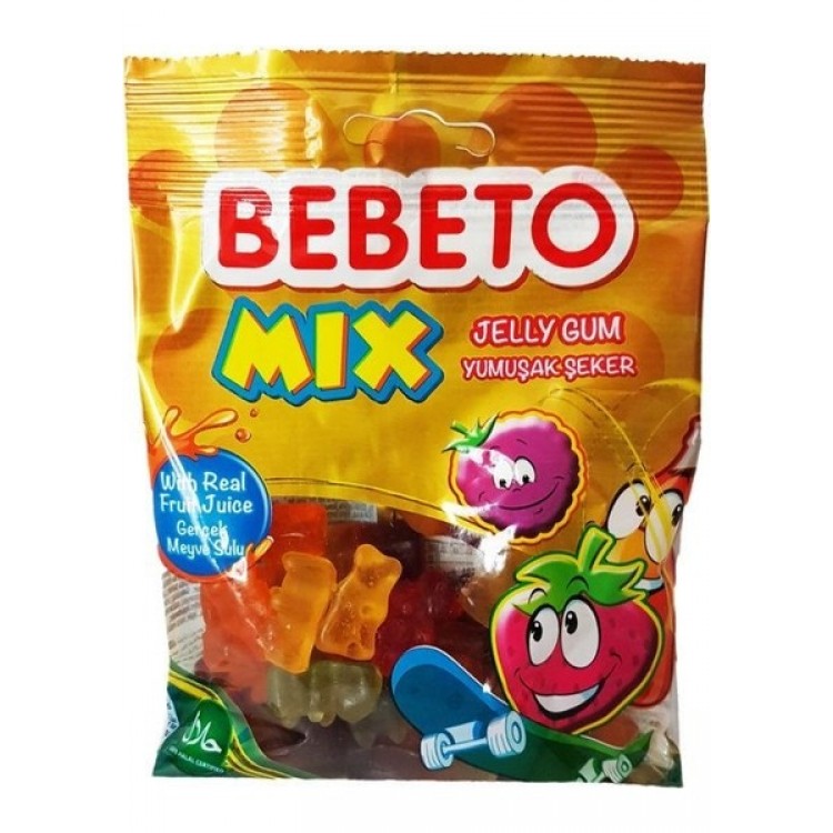 BEBETO JELİBON 80 GR MİX X 12 AD