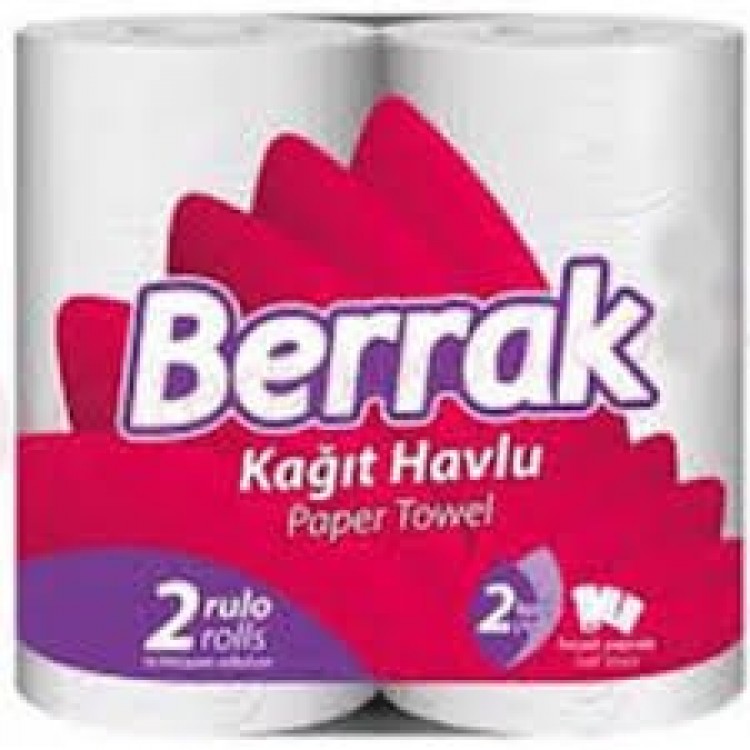 BERRAK KAĞIT HAVLU 2'Lİ X 12 AD BERRAK KAĞIT HAVLU 2'Lİ X 12 AD