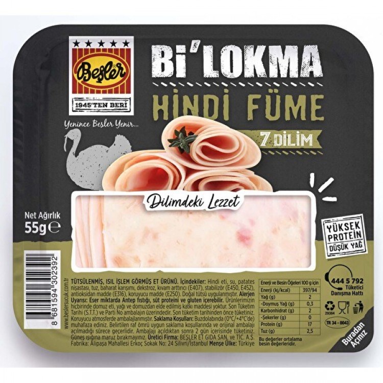 BEŞLER HİNDİ FÜME 55 GR X 12 AD