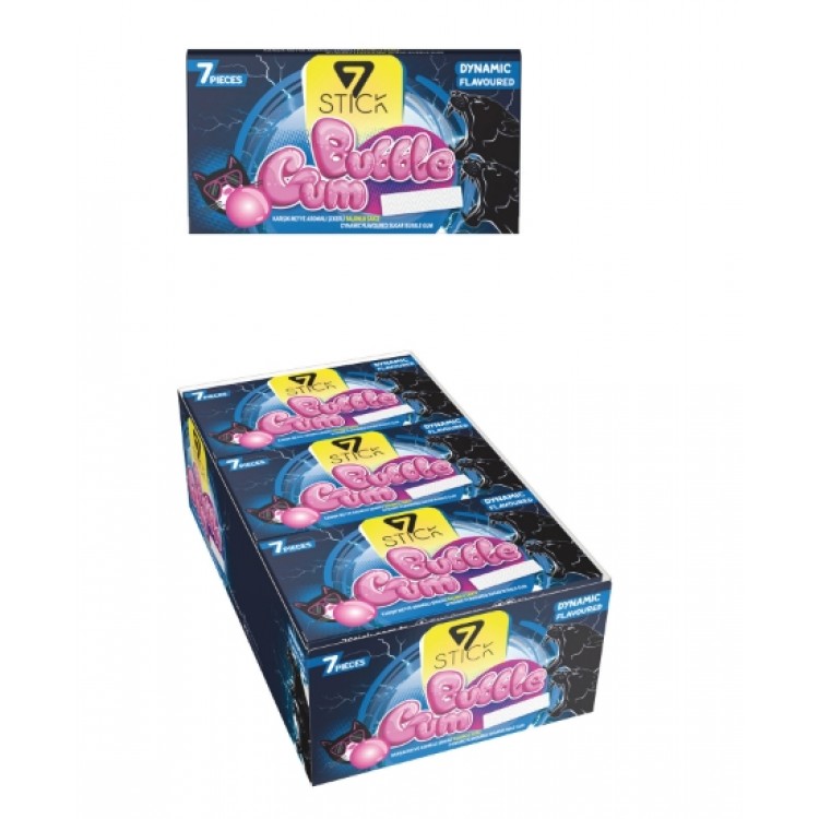 BUBBLE GUM 7 STICK KARIŞIK X 24 AD BUBBLE GUM 7 STICK KARIŞIK X 24 AD