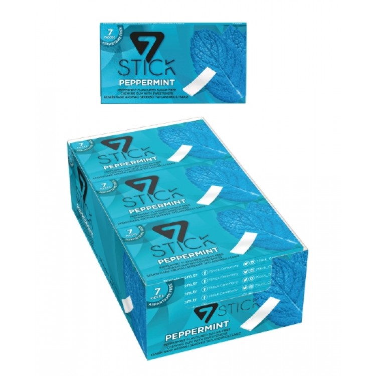 BUBBLE GUM 7 STICK NANELİ X 24 AD BUBBLE GUM 7 STICK NANELİ X 24 AD