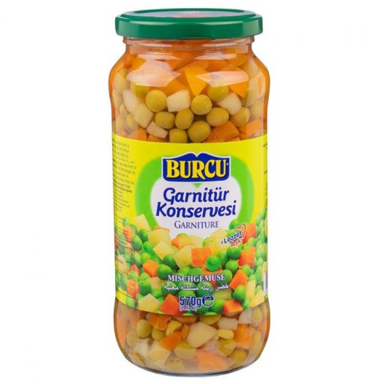 BURCU KONSERVE GARNİTÜR 570 GR X 12 AD