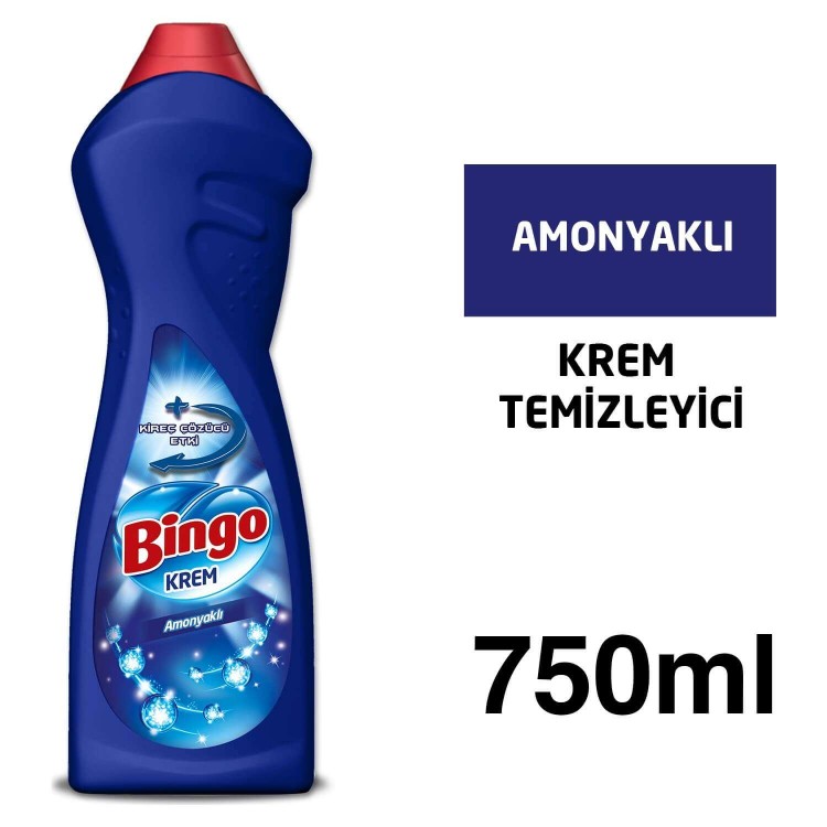 BİNGO KREM 750 ML BANYO AMONYAKLI X 16 AD BİNGO KREM 750 ML BANYO AMONYAKLI X 16 AD