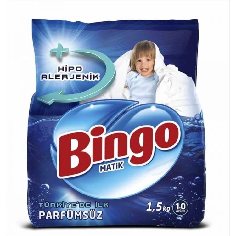 BİNGO MATİK 1.5 KG PARFÜMSÜZ X 10 AD BİNGO MATİK 1.5 KG PARFÜMSÜZ X 10 AD
