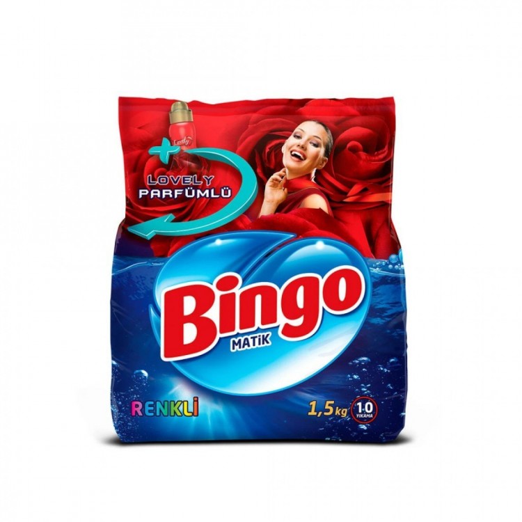 BİNGO MATİK 1.5 KG RENKLİLER X 10 AD BİNGO MATİK 1.5 KG RENKLİLER X 10 AD