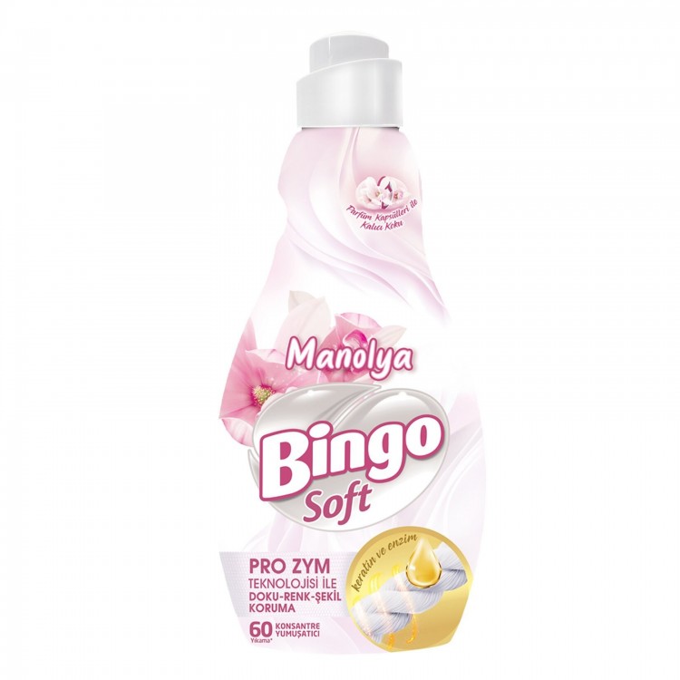 BİNGO SOFT KONSANTRE YUMUŞATICI 1440 ML MANOLYA BAHÇESİ X 9 AD BİNGO SOFT KONSANTRE YUMUŞATICI 1440 ML MANOLYA BAHÇESİ X 9 AD