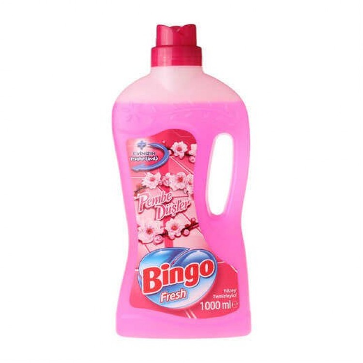 BİNGO YÜZEY TEMİZLEYİCİ 1 LT PEMBE DÜŞLER X 12 AD BİNGO YÜZEY TEMİZLEYİCİ 1 LT PEMBE DÜŞLER X 12 AD