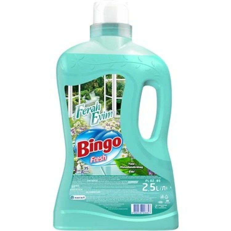 BİNGO YÜZEY TEMİZLEYİCİ 2,5 LT FERAH EVİM X 6 AD BİNGO YÜZEY TEMİZLEYİCİ 2,5 LT FERAH EVİM X 6 AD