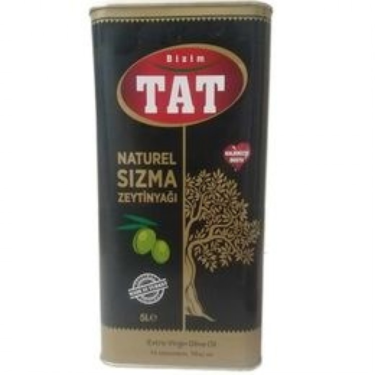BİZİM TAT NATUREL SIZMA ZEYTİNYAĞI 5 LT