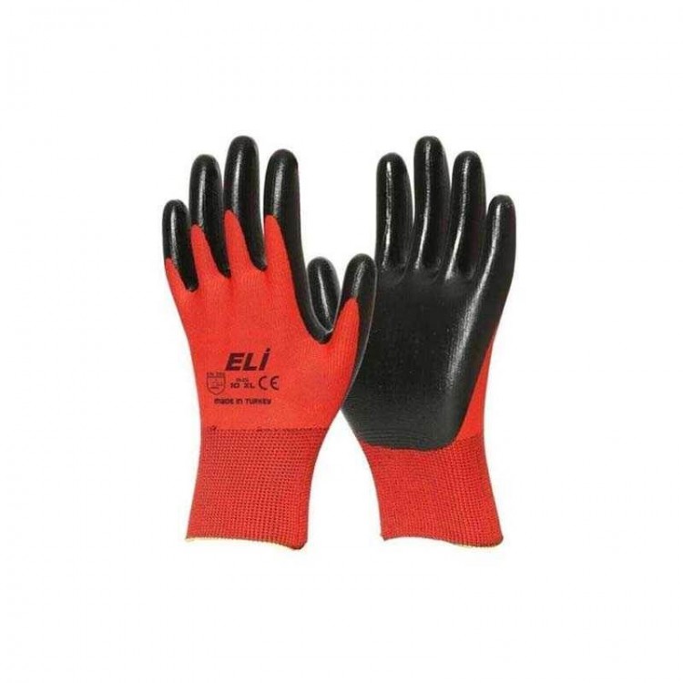 BY ELİ İŞÇİ ELDİVENİ KIRMIZI XL X 12 AD