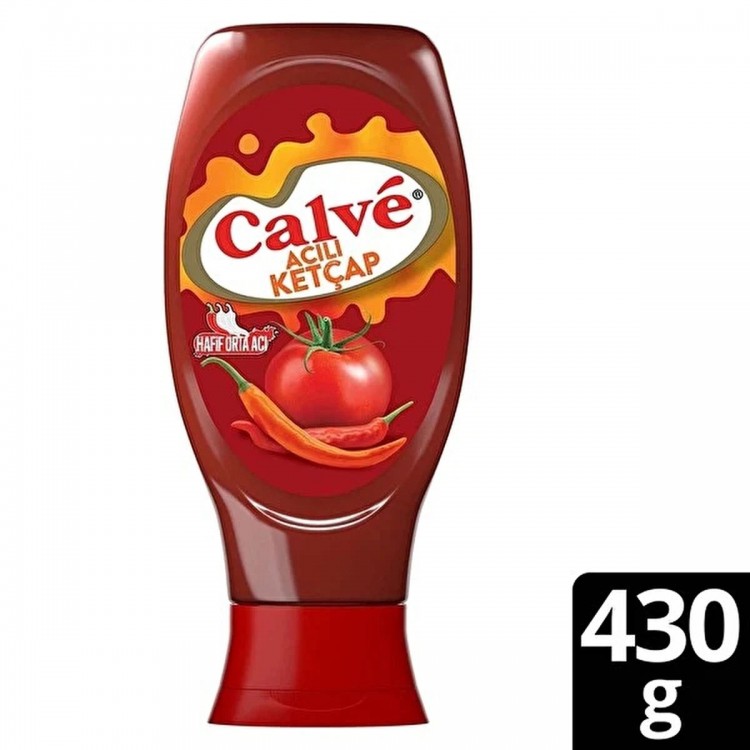 CALVE KETÇAP 430 GR ACILI X 8 AD