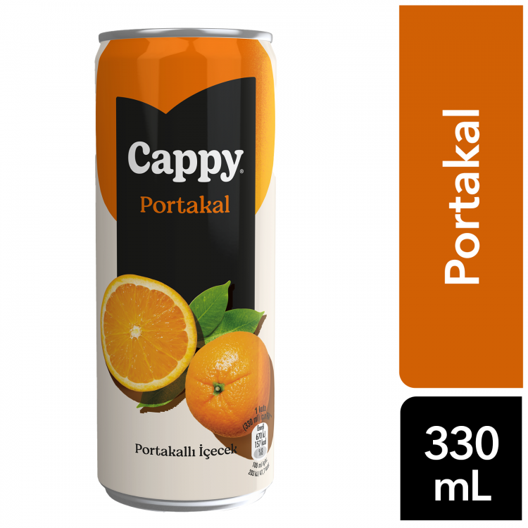 CAPPY 330 ML KUTU PORTAKAL X 12 AD