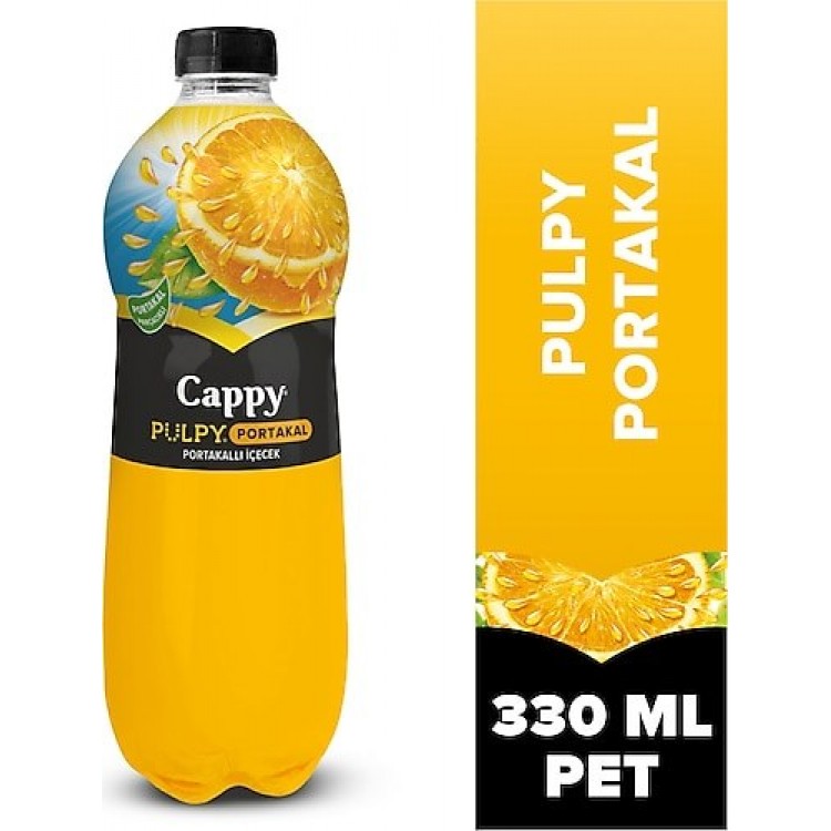 CAPPY 330 ML PULPY PORTAKAL X 12 AD