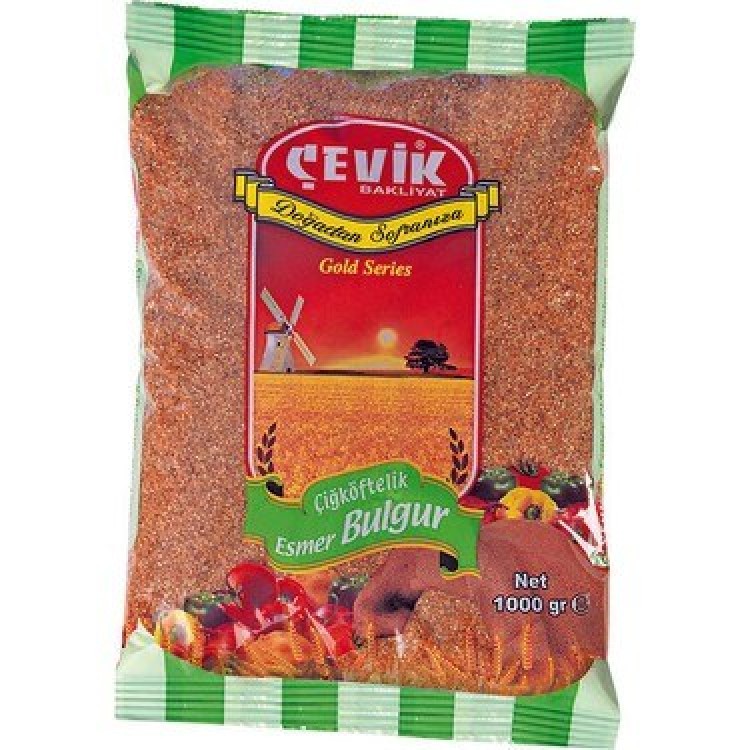 ÇEVİK 1 KG ESMER KÖFTELİK BULGUR X 12 AD ÇEVİK 1 KG ESMER KÖFTELİK BULGUR X 12 AD