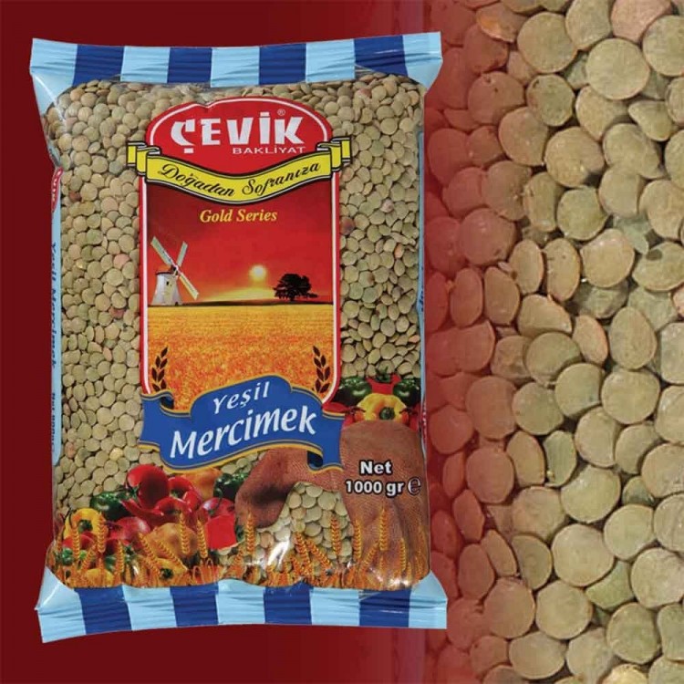 ÇEVİK 1 KG YEŞİL MERCİMEK X 12 AD ÇEVİK 1 KG YEŞİL MERCİMEK X 12 AD
