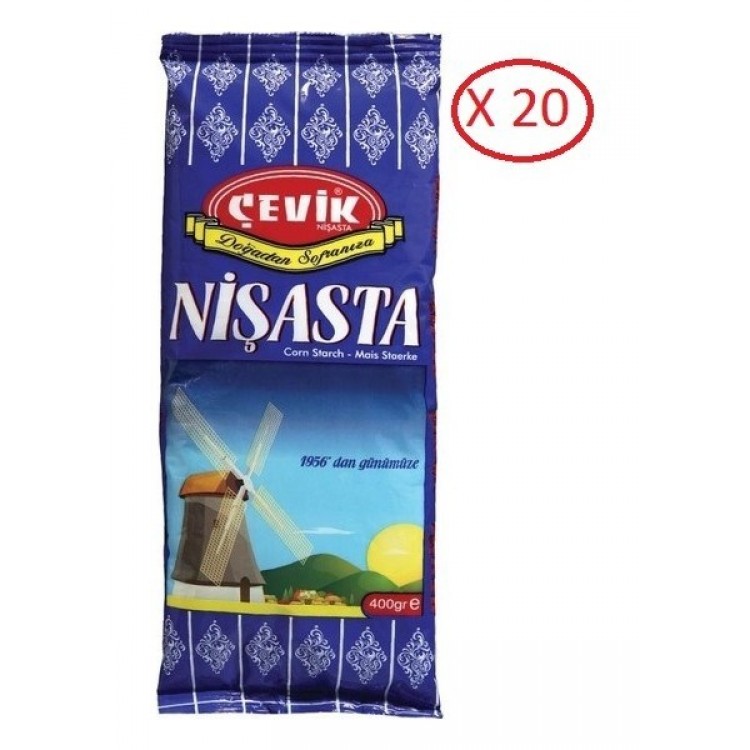 ÇEVİK 400 GR NİŞASTA X 20 AD ÇEVİK 400 GR NİŞASTA X 20 AD