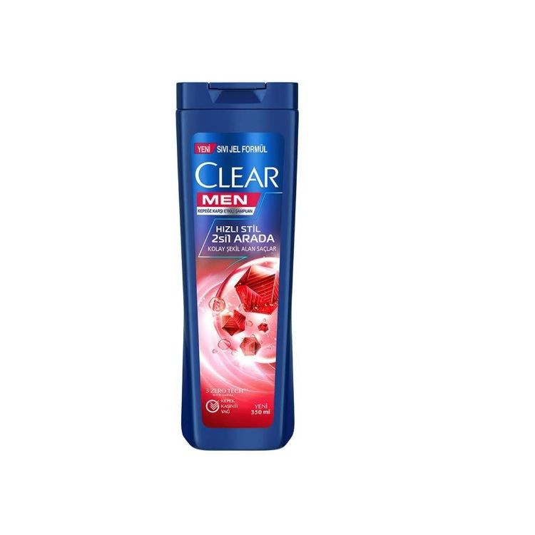 CLEAR MEN 350 ML HIZLI STİL X 5 AD
