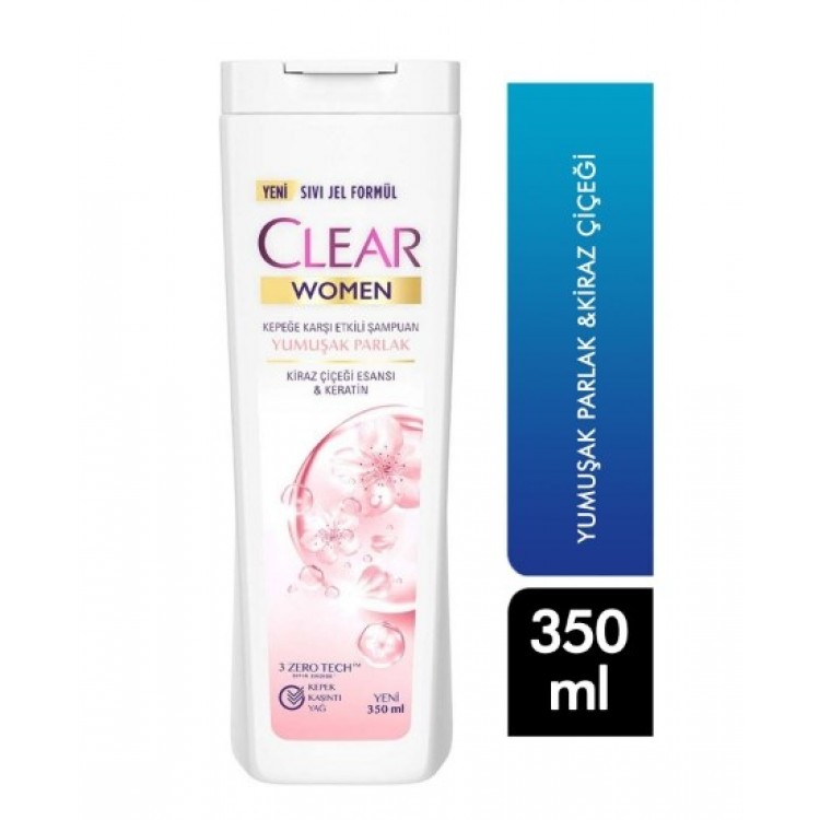 CLEAR WOMEN 350 ML YUMUŞAK VE PARLAK X 5 AD