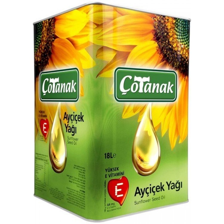 ÇOTANAK AYÇİÇEK YAĞI 18 LT