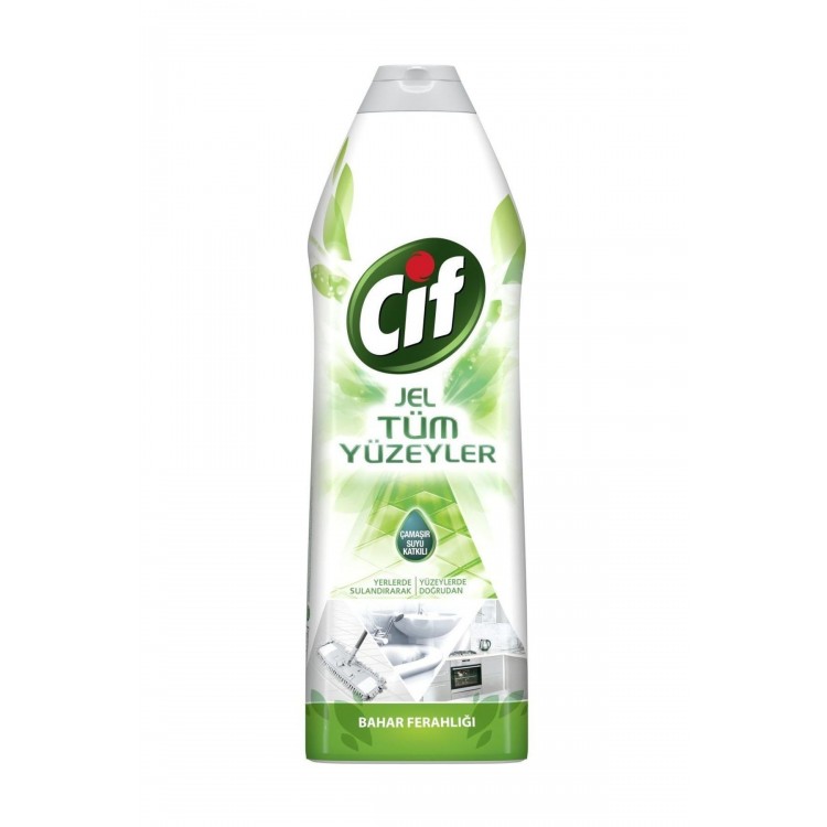 CİF JEL TÜM YÜZEYLER 750 ML BAHAR FERAHLIĞI X 16 AD