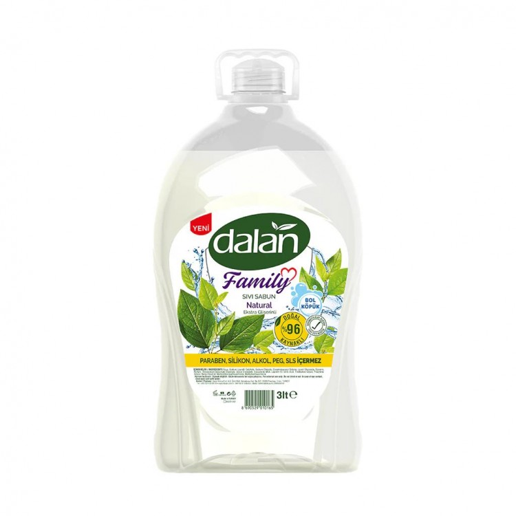 DALAN SIVI EL SABUNU NATURAL 3 LT X 4 AD DALAN SIVI EL SABUNU NATURAL 3 LT X 4 AD