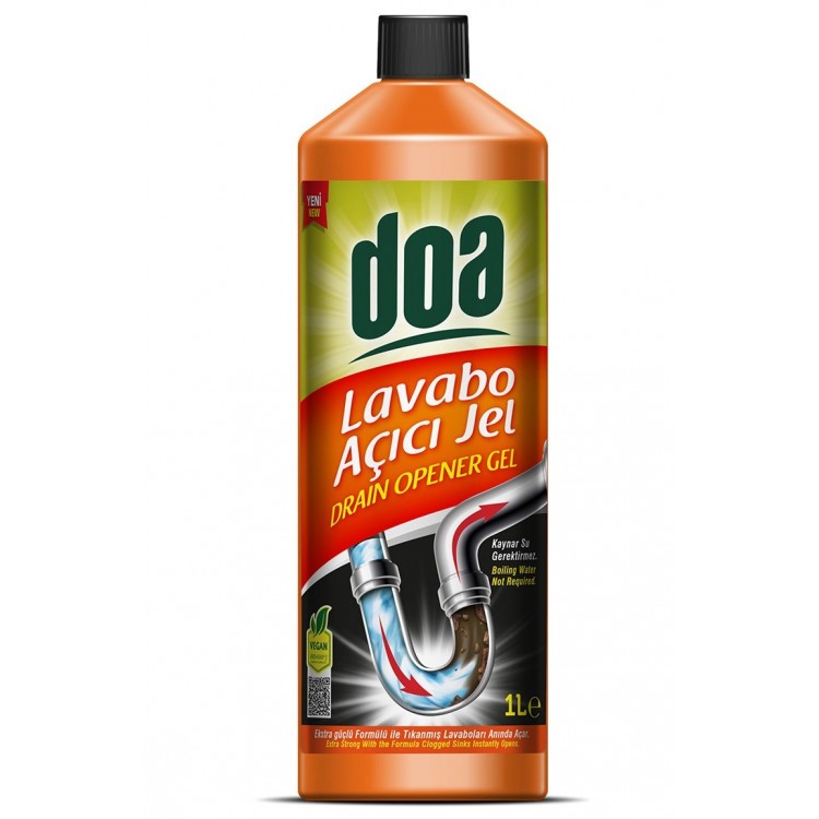 DOA LAVABO AÇICI JEL 1 LT X 12 AD DOA LAVABO AÇICI JEL 1 LT X 12 AD