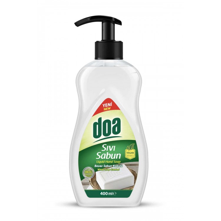 DOA SIVI SABUN 400 ML BEYAZ SABUN KOKULU X 12 AD DOA SIVI SABUN 400 ML BEYAZ SABUN KOKULU X 12 AD