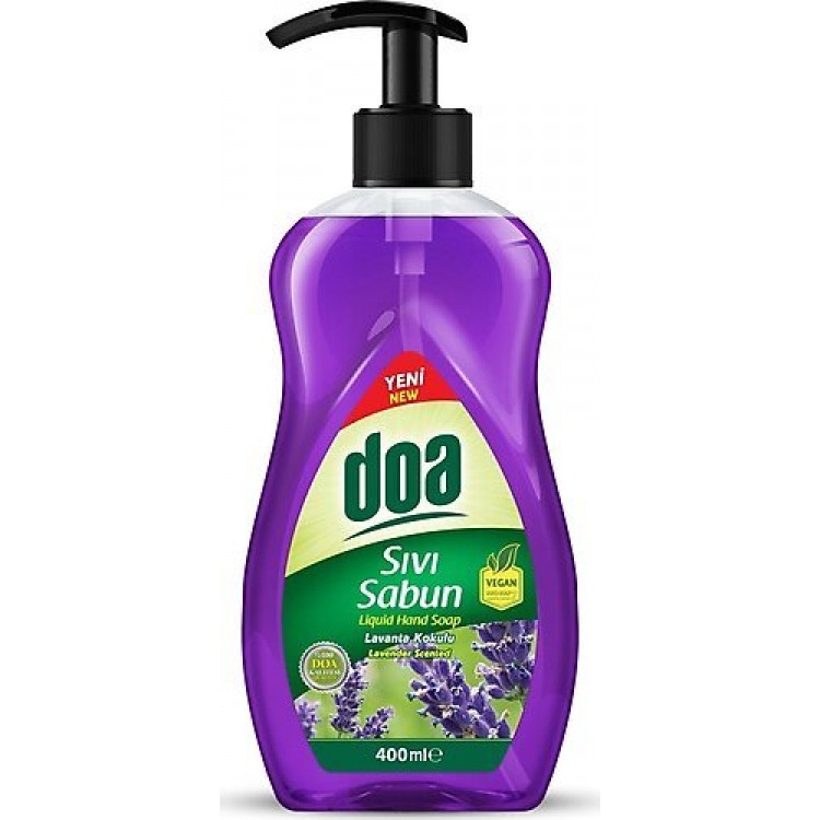 DOA SIVI SABUN 400 ML LAVANTA KOKULU X 12 AD DOA SIVI SABUN 400 ML LAVANTA KOKULU X 12 AD