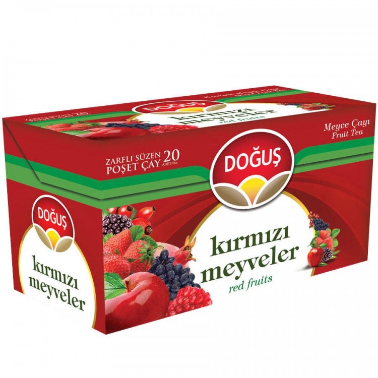 DOĞUŞ BİTKİ ÇAYI KIRMIZI MEYVELER 20'Lİ X 12 AD DOĞUŞ BİTKİ ÇAYI KIRMIZI MEYVELER 20'Lİ X 12 AD
