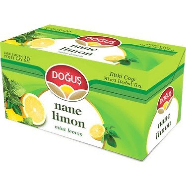 DOĞUŞ BİTKİ ÇAYI NANE LİMONLU 20'Lİ X 12 AD DOĞUŞ BİTKİ ÇAYI NANE LİMONLU 20'Lİ X 12 AD