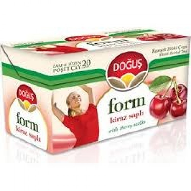 DOĞUŞ MEYVE ÇAYI FORM KİRAZ SAPLI 20'Lİ X 12 AD