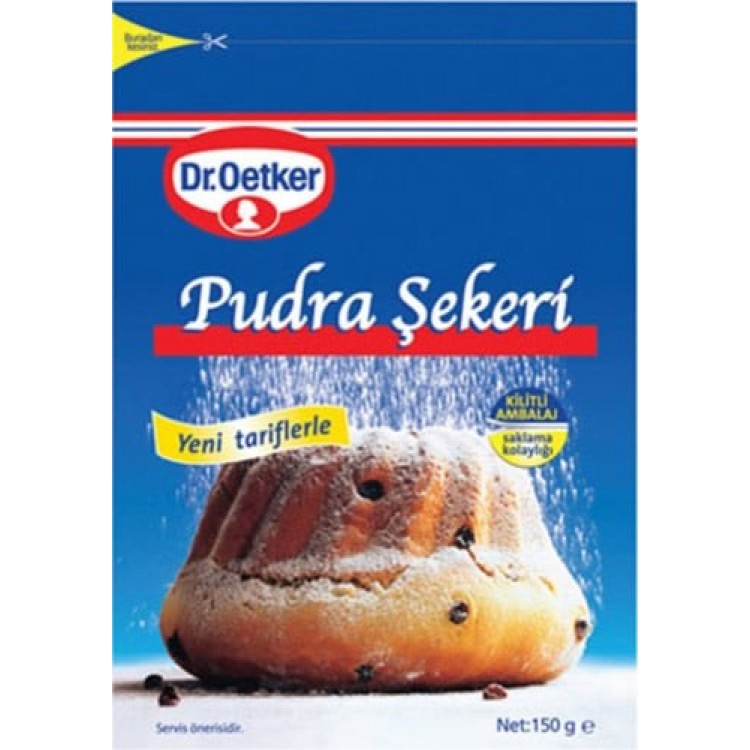 DR.OETKER PUDRA ŞEKERİ KİLİTLİ AMB.150 GR X 6 AD DR.OETKER PUDRA ŞEKERİ KİLİTLİ AMB.150 GR X 6 AD