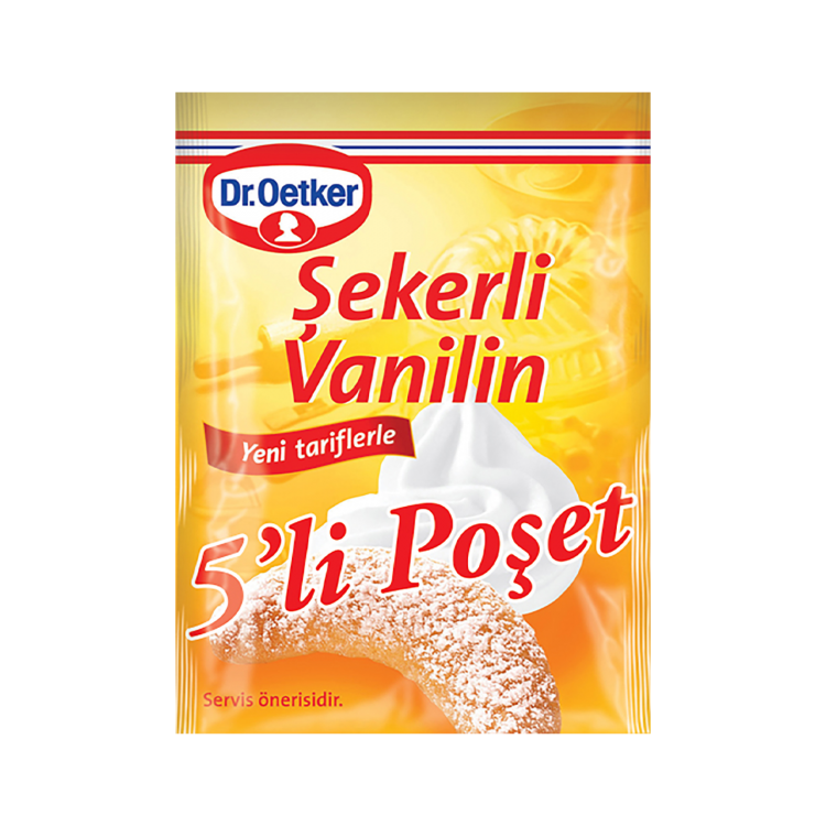 DR.OETKER ŞEKERLİ VANİLİN 5'Lİ X 30 AD DR.OETKER ŞEKERLİ VANİLİN 5'Lİ X 30 AD