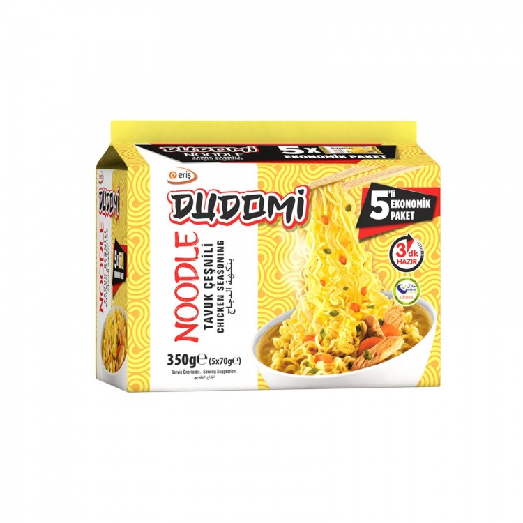 DUDOMİ 5'Lİ PAKET NOODLE TAVUK ÇEŞNİLİ X 8 PK