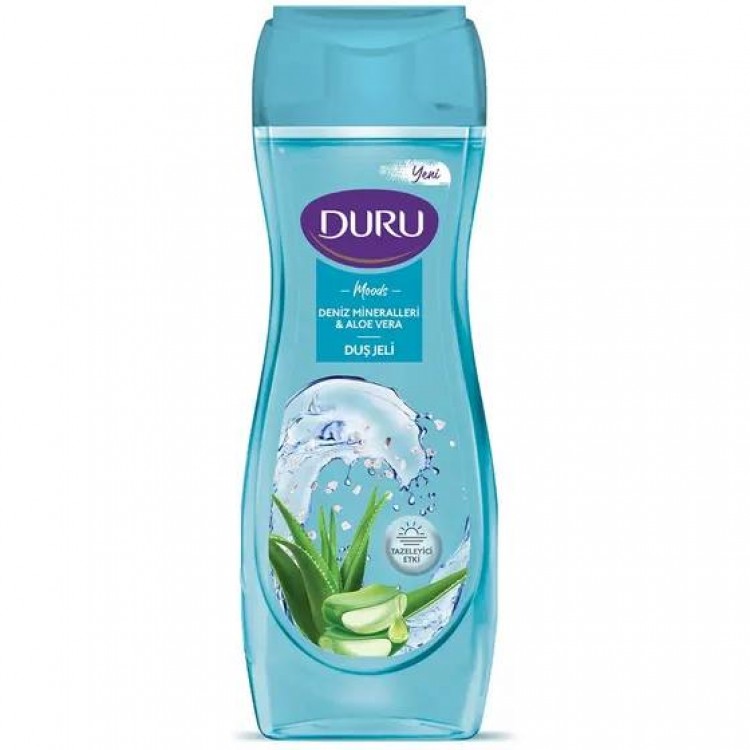 DURU DUŞ JELİ 450 ML DENİZ MİNERALLERİ & ALOE VERA X 12 AD DURU DUŞ JELİ 450 ML DENİZ MİNERALLERİ & ALOE VERA X 12 AD