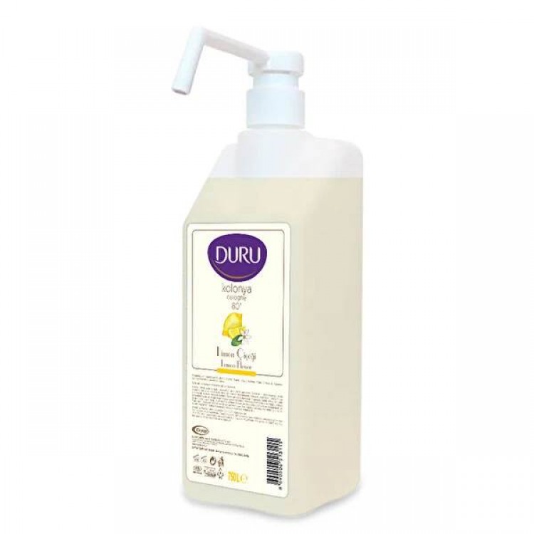 DURU KOLONYA 750 ML POMPALI LİMON X 12 AD