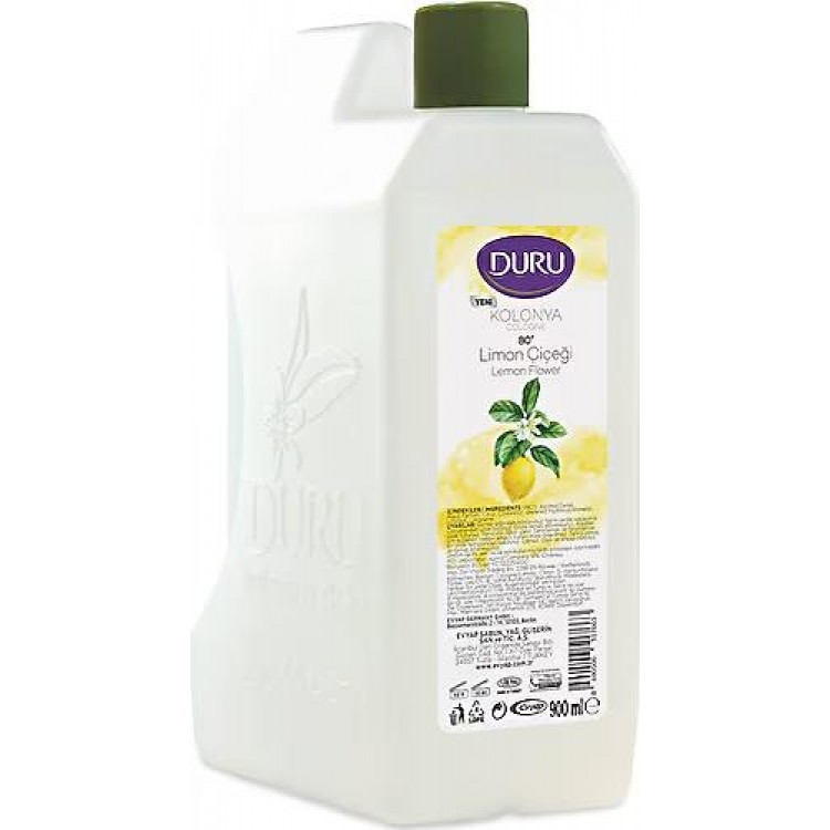 DURU KOLONYA 900 ML LİMON X 6 AD DURU KOLONYA 900 ML LİMON X 6 AD